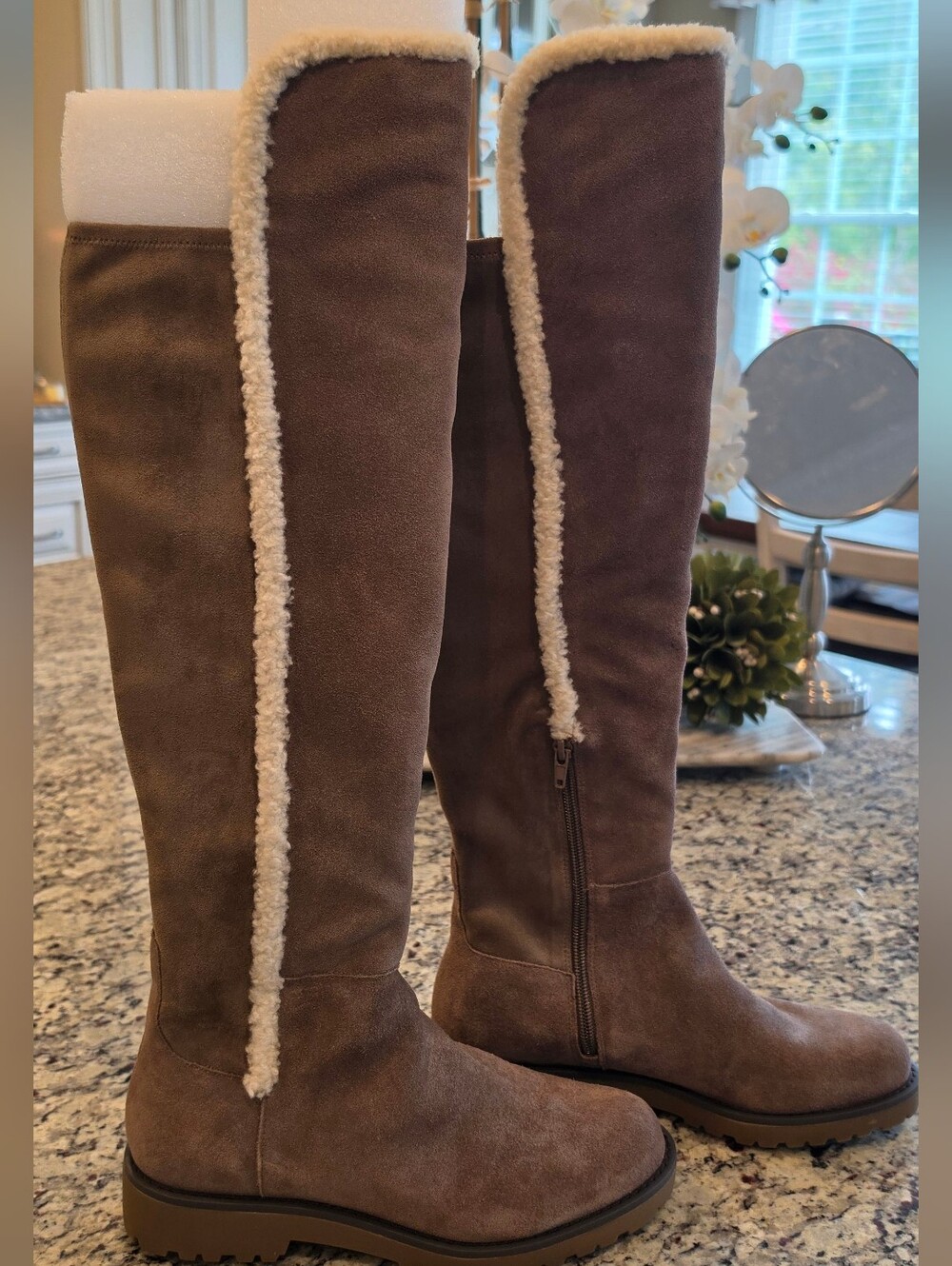 Sole Society Warm Knee High Boots